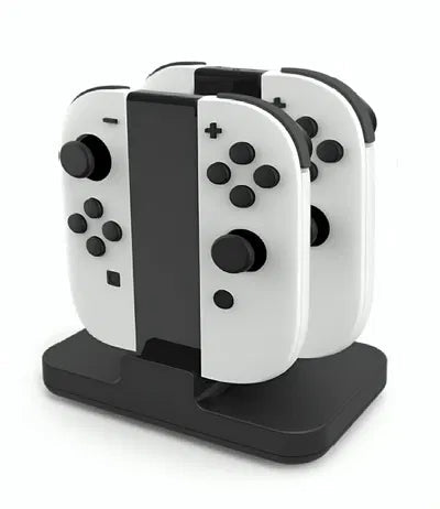 Quad   Opladningsstation   Til   Nintendo   Switch   Ii     Joy - Con     Controllere   Konsol   Tilbehør   Geekd   Dk