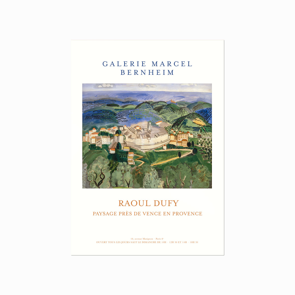 Raoul   Dufy    Paysage   Près   De   Vence   En   Provence