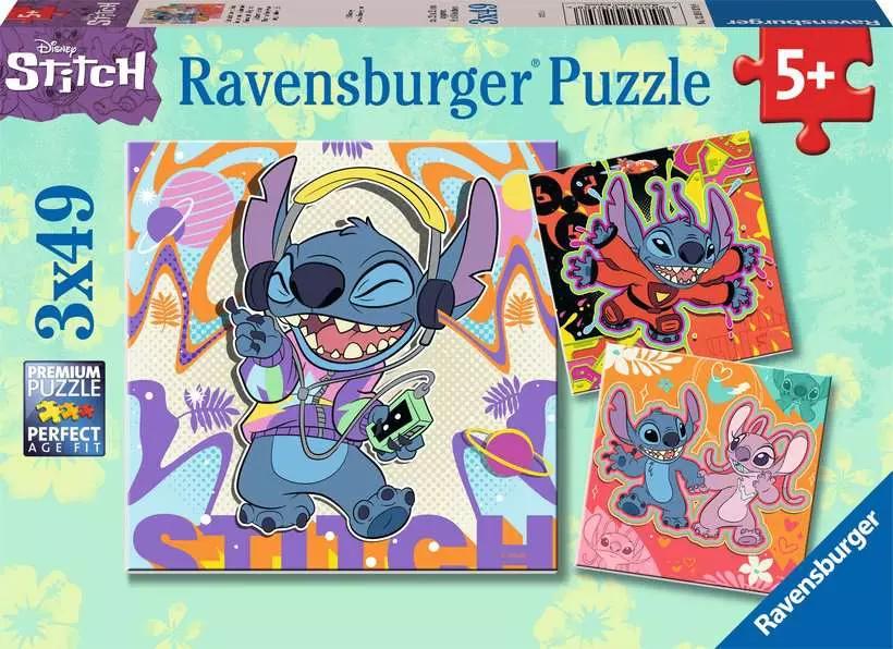 Ravensburger   Disney   Stitch   3x49     Puslespil   Geekd   Dk