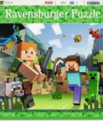 Ravensburger   Minecraft   Steve     Alex     Børnepuslespil   Geekd   Dk