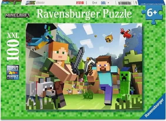Ravensburger   Minecraft   Steve     Alex     Børnepuslespil   Geekd   Dk
