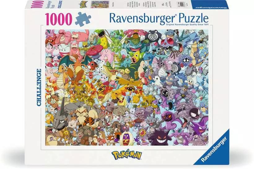 Ravensburger   Pokémon   Challenge   Puzzle     1000   Brikker   Puslespil   Geekd   Dk