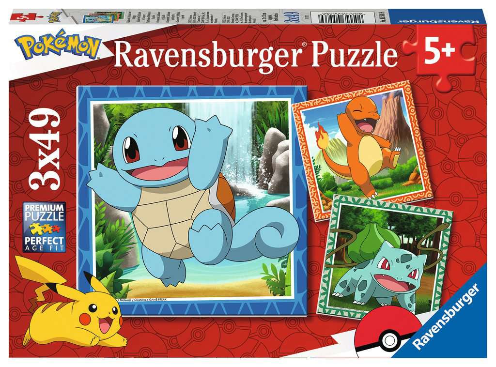 Ravensburger   Pokémon   3x49p   05586