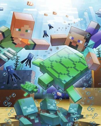 Ravensburger   Puzzle   Minecraft   Mosaic   1000p    12000421