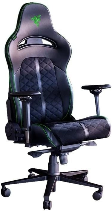 Razer   Enki   Sort   Grøn   Gaming   Stol