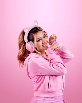Razer     Kraken   Kitty   V2   Pro     Gaming   Headset   Med   Udskiftelige   Rgb - ører    Lyserød    Geekd   Dk