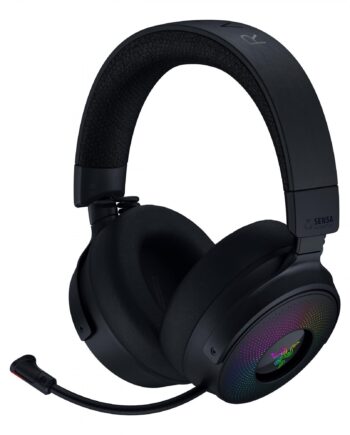 Razer     Kraken   V4   Pro   Black     Trådløst   Rgb   Gaming   Headset    Wireless     Kabel    Geekd   Dk