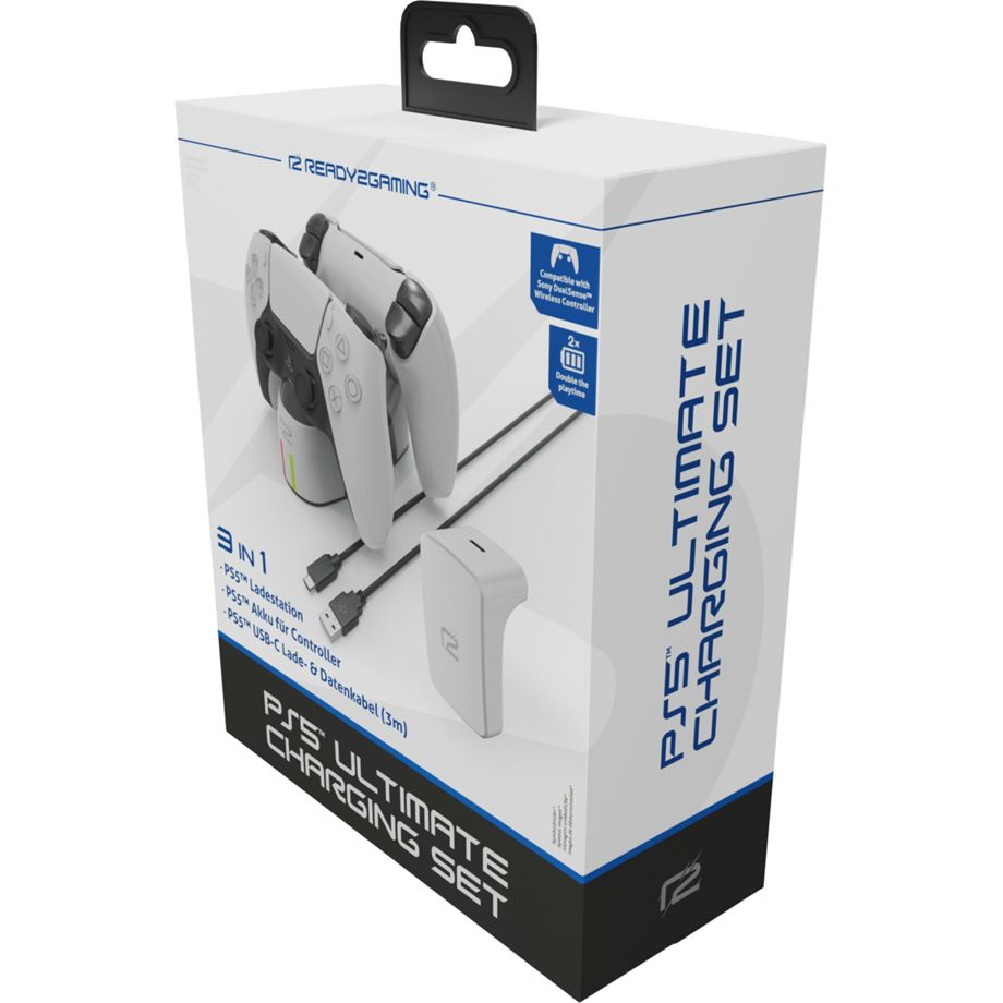 Ready2gaming   Ps5   Ultimativt   Opladningssæt   Charging   Dock   Geekd   Dk