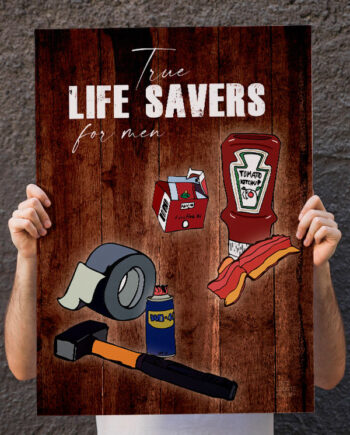 Real   Life   Savers - Plakat   21   X   29        A4    Kr    199  -