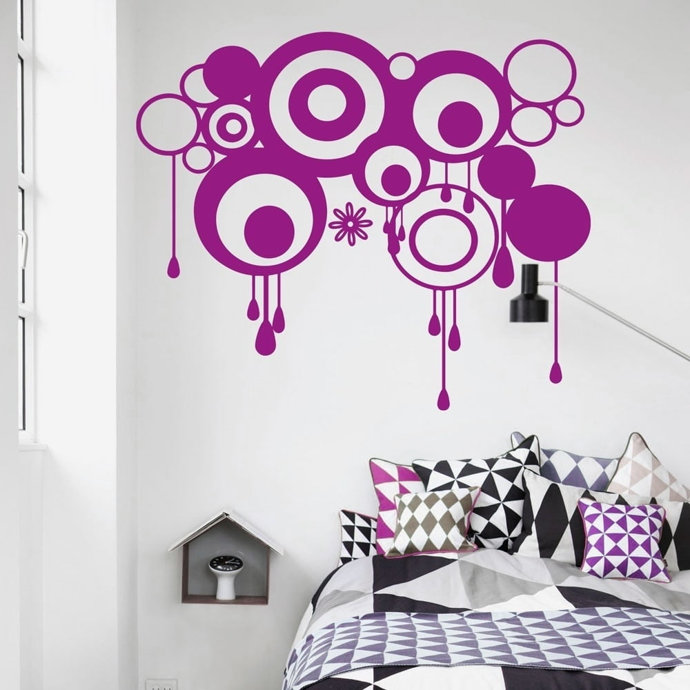 Retro   Cirkler   Wallsticker