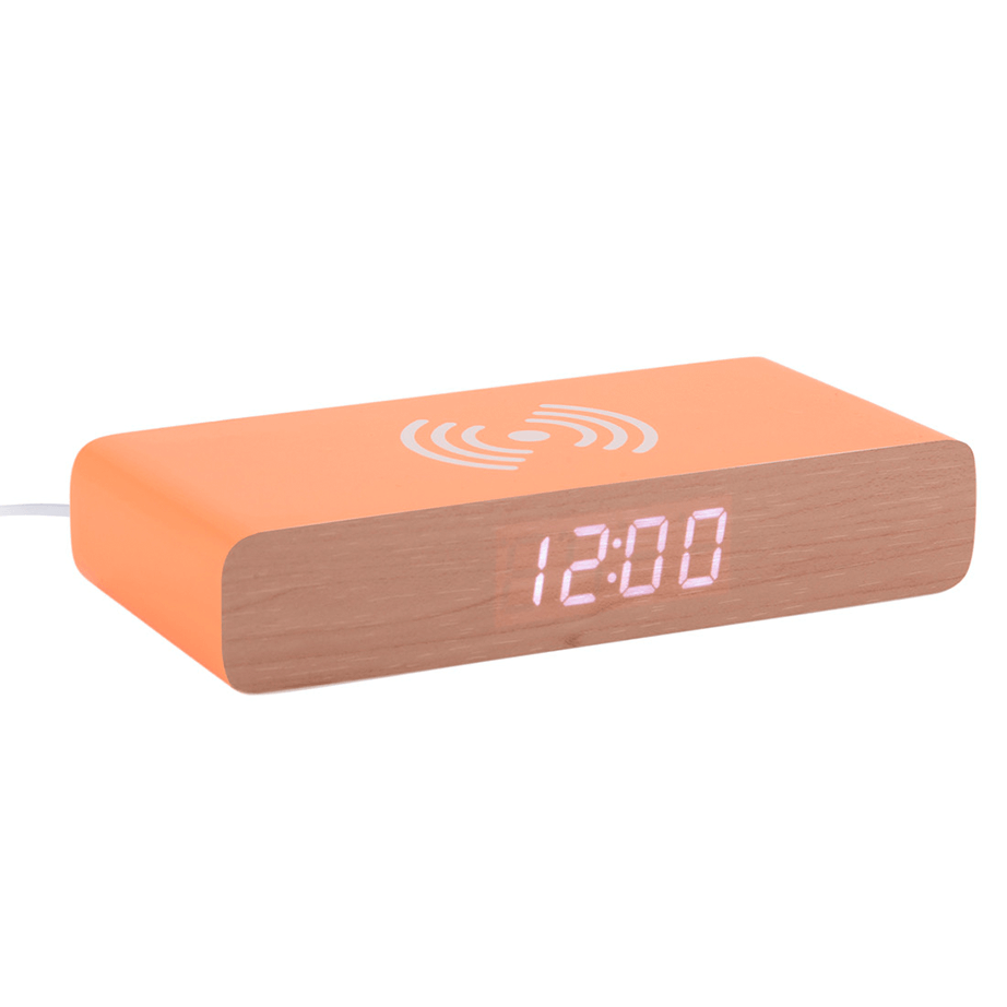 Retro   Led   Vækkeur    Orange