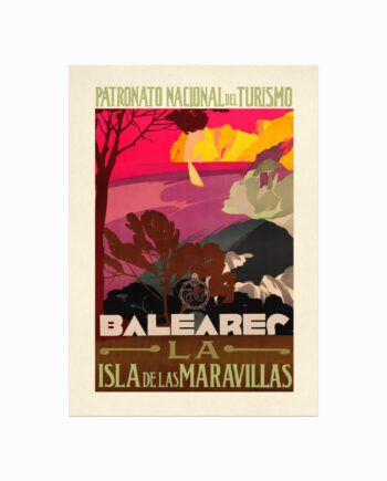 Retro   Plakat    Baleares