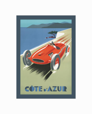 Retro   Plakat    Côte   D   Azur