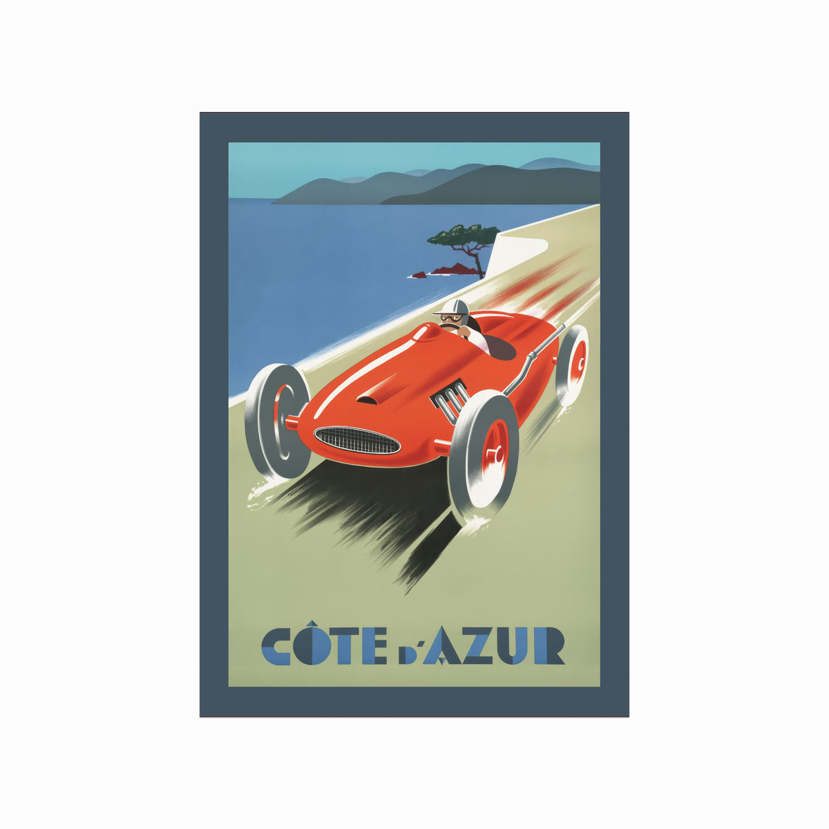 Retro Plakat Côte D Azur
