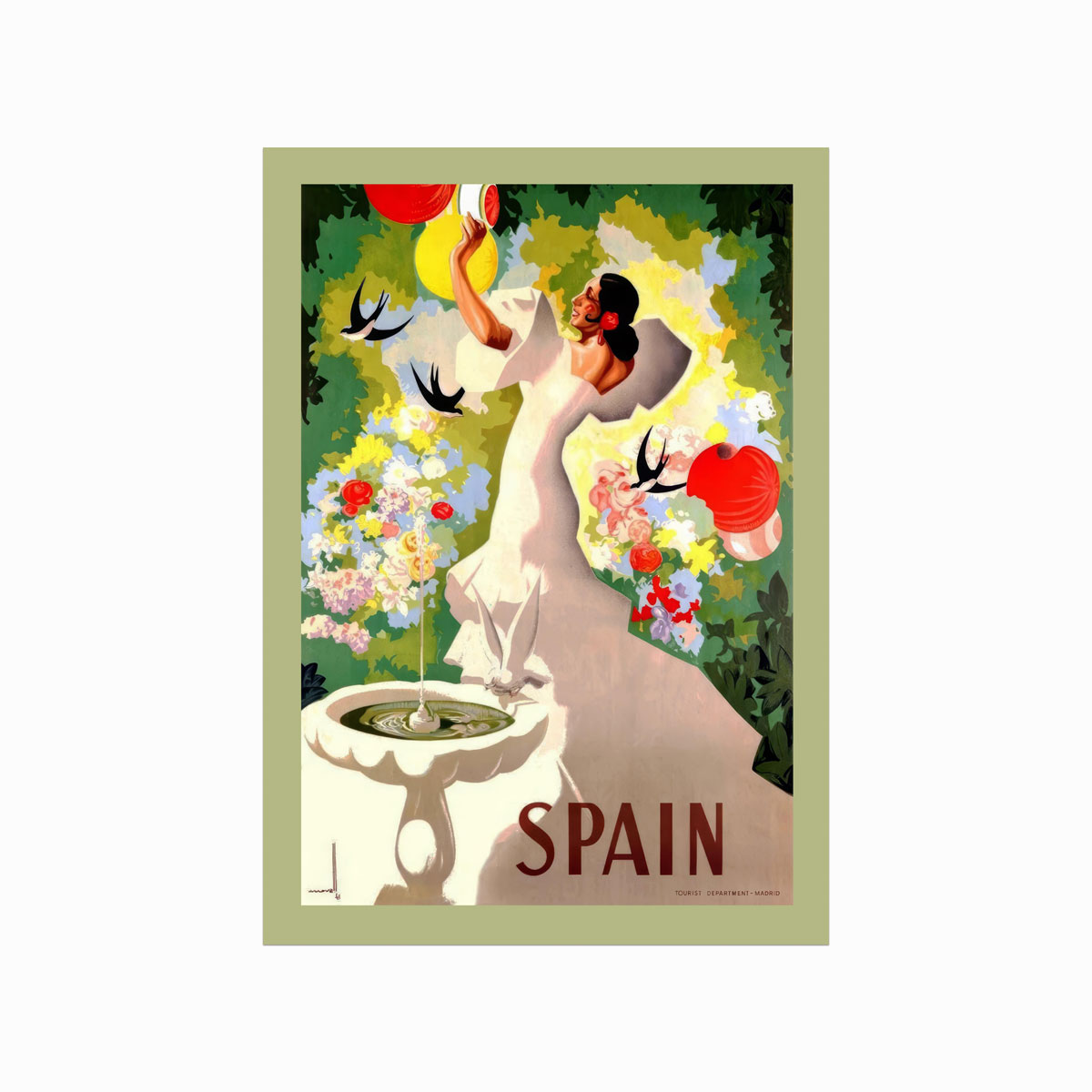 Retro Plakat Spain