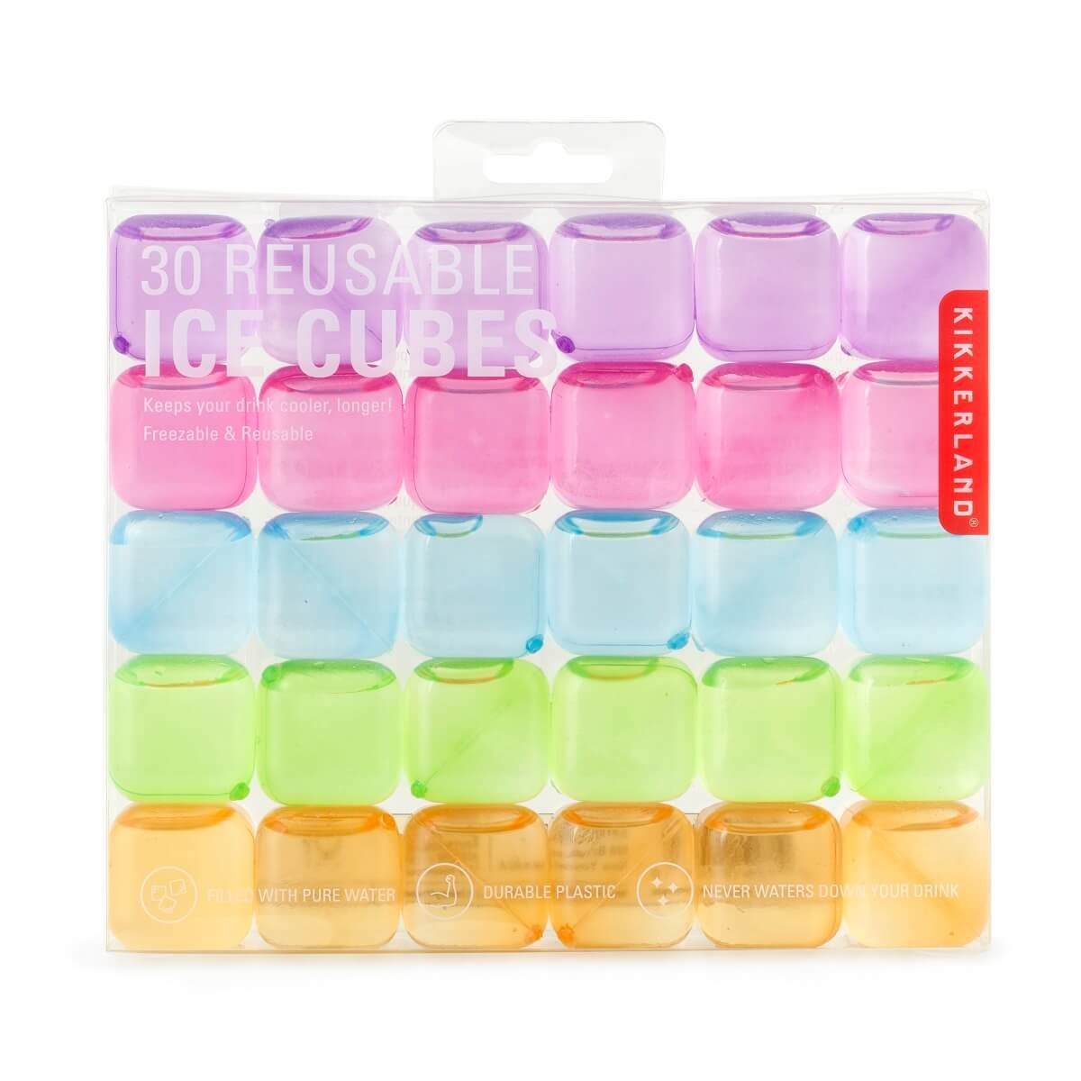 Reusable   Ice   Cubes -  Set   Of   30   Isterningform   Geekd   Dk