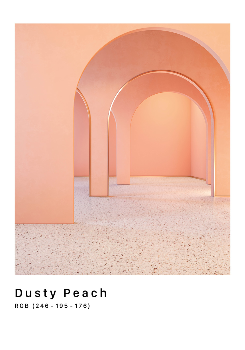 Rgb   Dusty   Peach   Af   Plakatwerket
