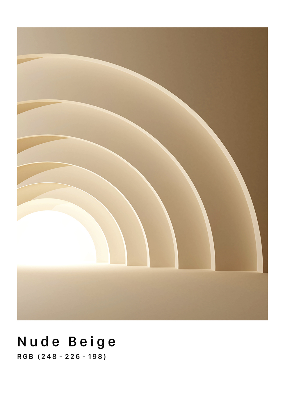 Rgb   Nude   Beige   Af   Plakatwerket