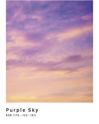 Rgb   Purple   Sky   Af   Plakatwerket