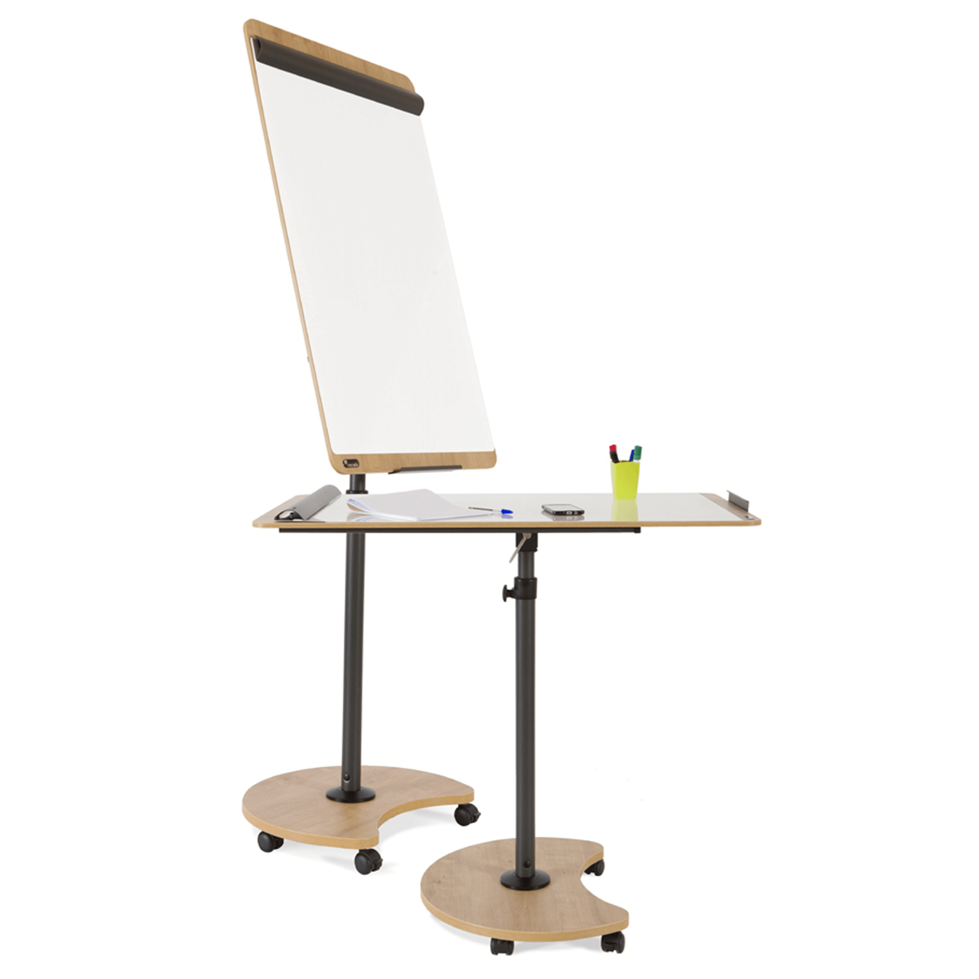 Rocada   Natur   Mobil   Flipchart   Whiteboard   Og   Bord   I   Et