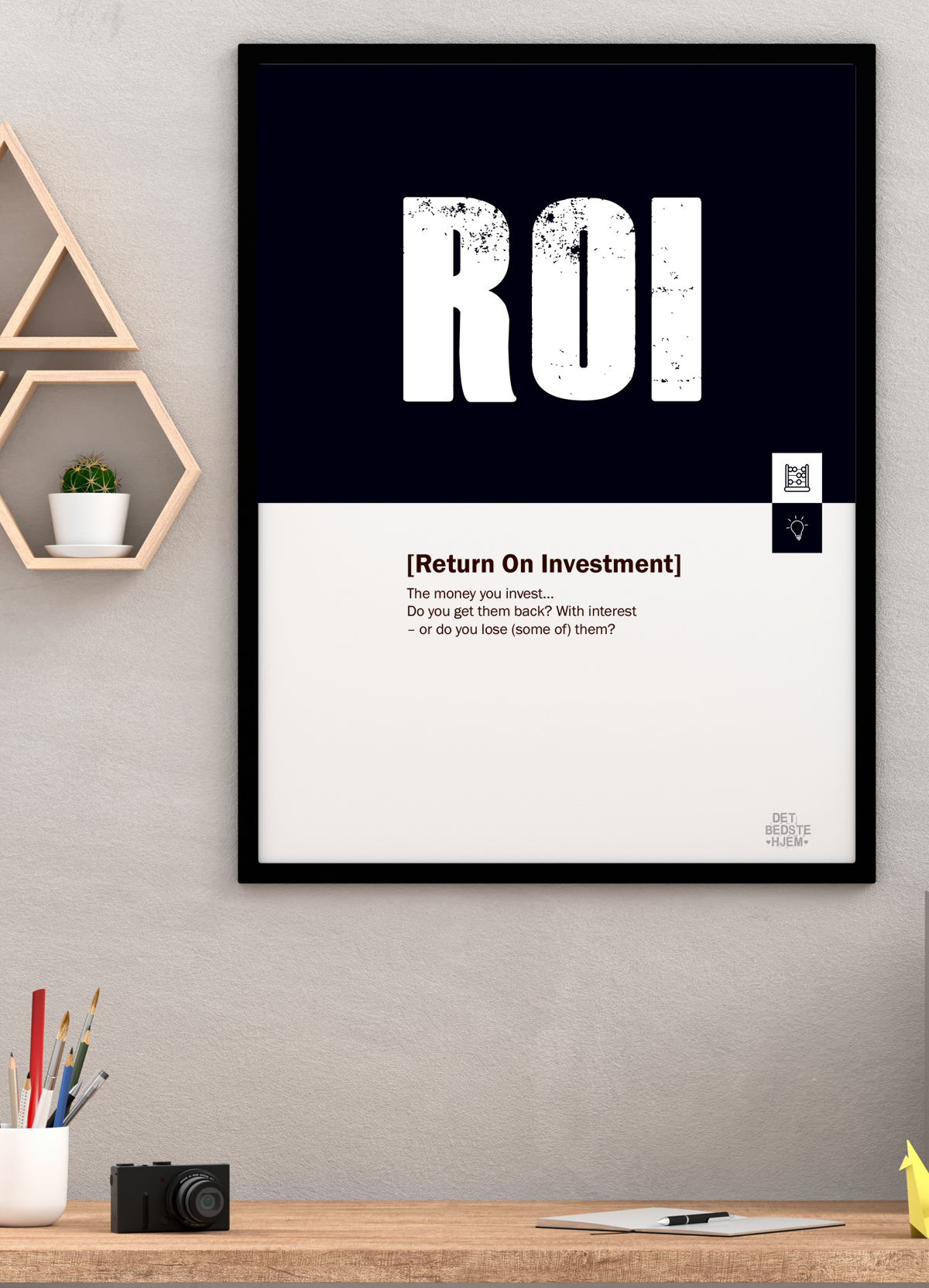 Roi - Marketing - Plakat   21   X   29        A4    Kr    199  -