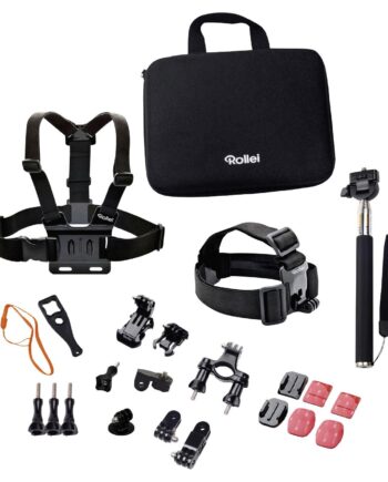 Rollei   Actioncam   Accessories   Kit   Outdoor   Actionkamera - Monteringssæt   Kamera   Udstyr   Geekd   Dk