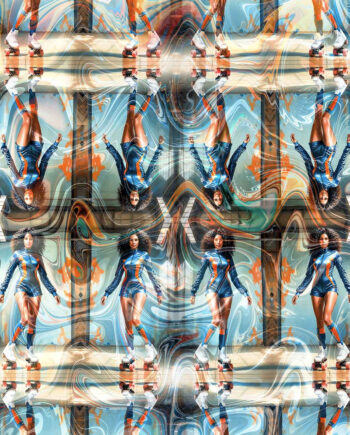 Roller   Skates   Woman   Iii   Af   Lotte   Grarup