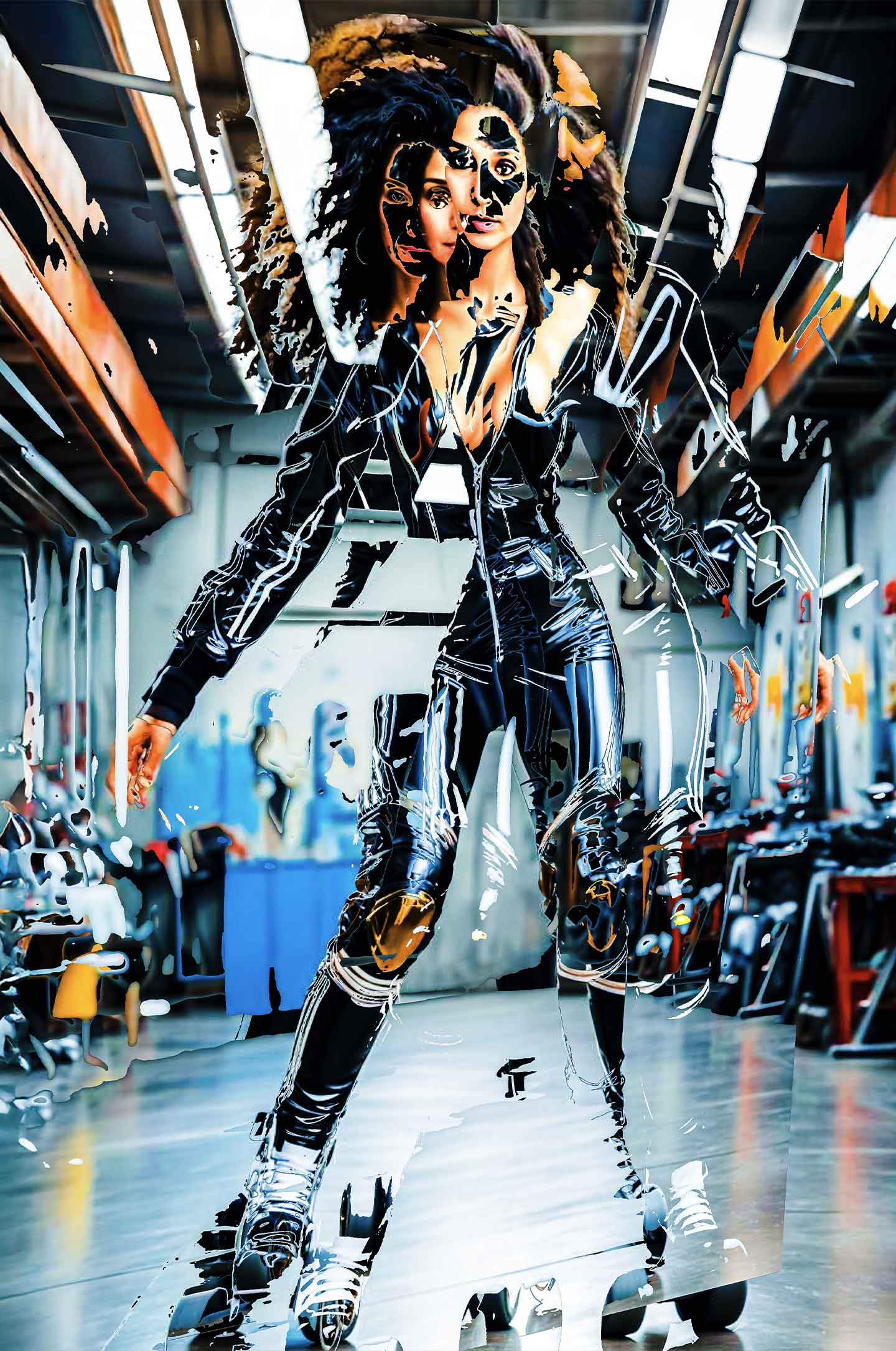 Roller   Skates   Woman   Iv   Af   Lotte   Grarup