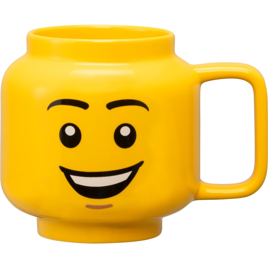 Room   Copenhagen   Lego   Ceramic   Mug   Happy   Boy    Large    Yellow    Kop   Geekd   Dk