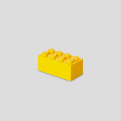 Room   Copenhagen   Lego   Mini   Box       Yellow   Rc40121732   Madkasse   Geekd   Dk