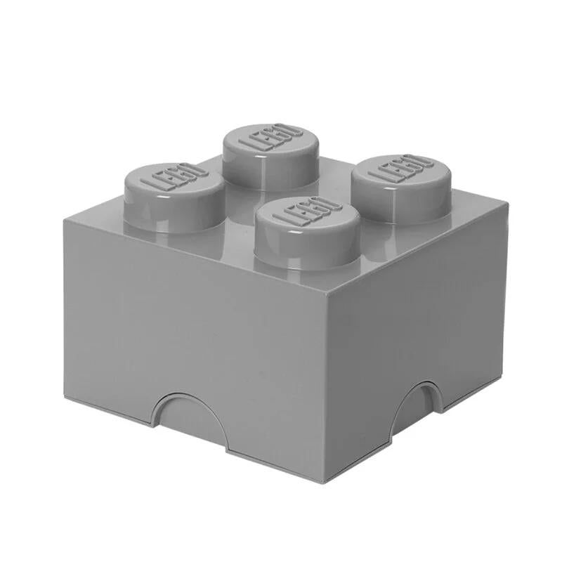 Room Copenhagen Lego Storage Brick Grey Rc40031740 Opbevaringskasse Geekd Dk