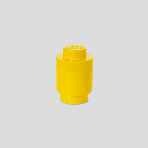 Room   Copenhagen   Lego   Storage   Brick       Round   Yellow   Rc40301732   Opbevaringskasse   Geekd   Dk