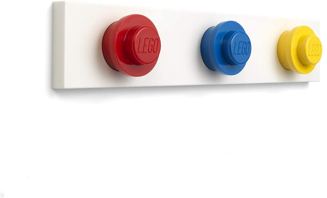 Room   Copenhagen   Lego   Wall   Bracket   Red    Blue    Yellow   41110001   Opbevaringskasse   Geekd   Dk