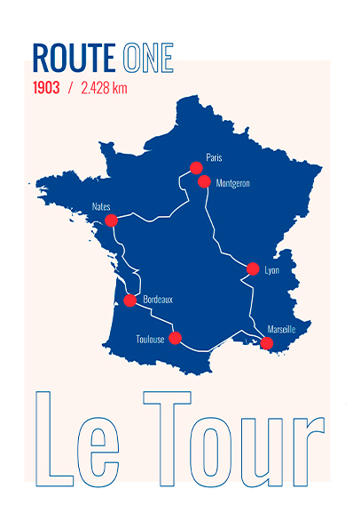 Route   One   Le   Tour   1903   Af   Plakatwerket