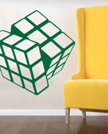 Rubiks   Terning   Wallsticker