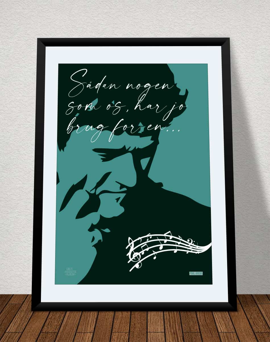 Sådan   Nogen   Som   Os   Poul   Krebs - Plakat   Portræt   21   X   29        A4    Kr    199  -