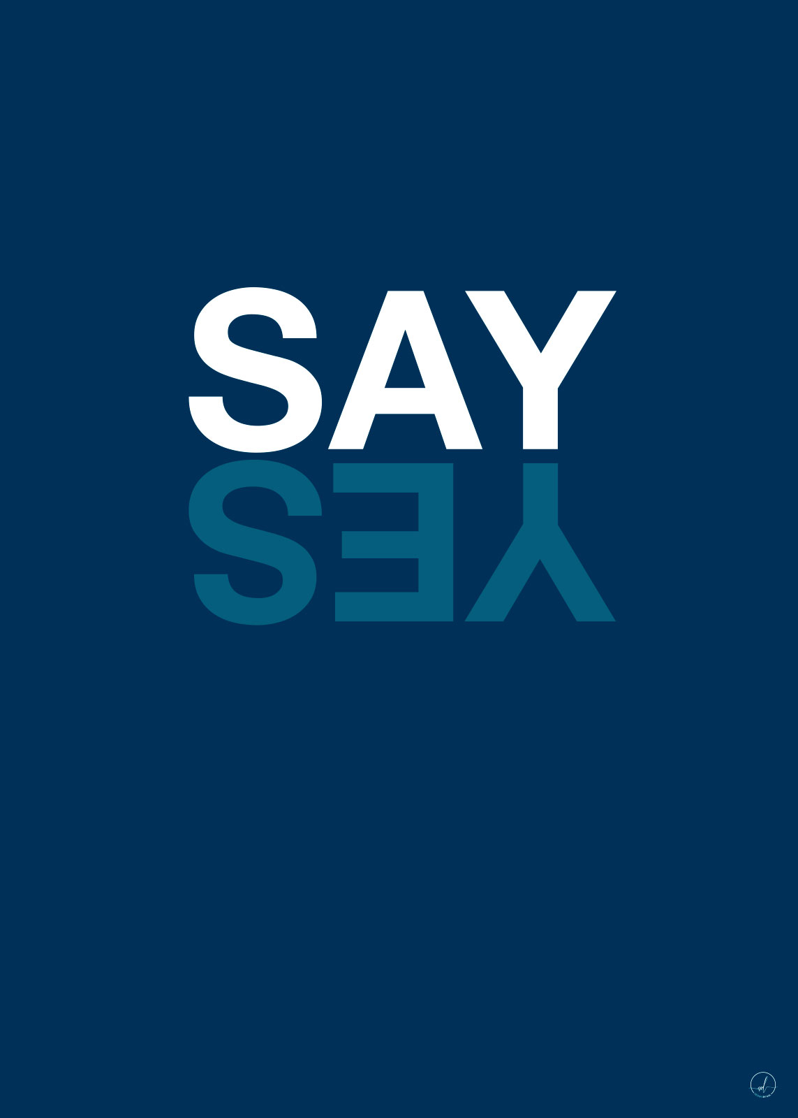 Say   Yes   Blue   Af   Rikke   Axelsen