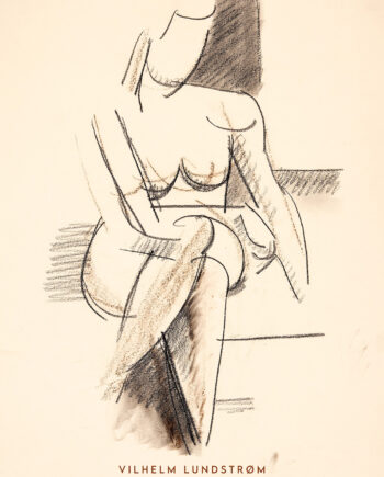 Seated   Female   Model    Front   View   Af   Plakatwerket