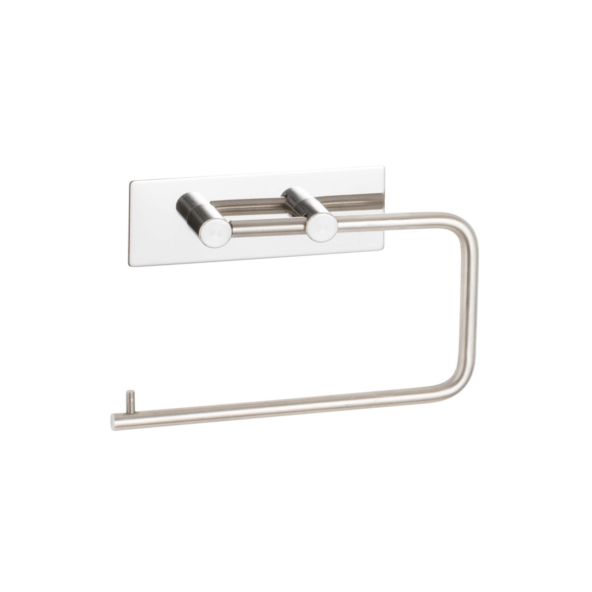 Selvklæbende   Toiletrulleholder   15       X   10       Cm    Blank   Krom