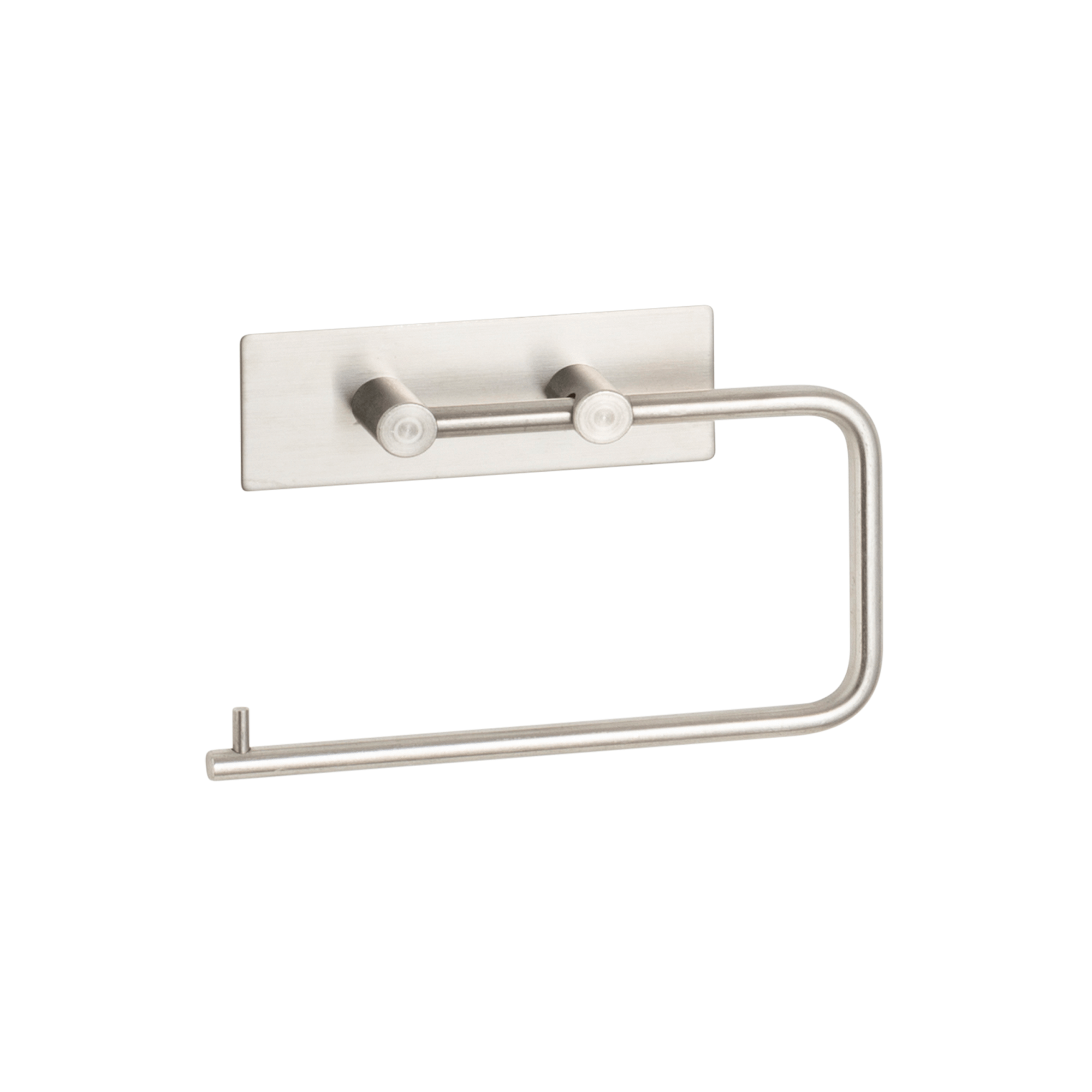 Selvklæbende   Toiletrulleholder   15       X   10       Cm    Børstet   Krom