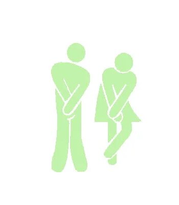 Selvlysende   Toilet   Skilt    Sjov   Og   Flot   Toilet   Wallsticker