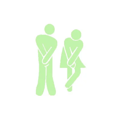Selvlysende Toilet Skilt Sjov Og Flot Toilet Wallsticker