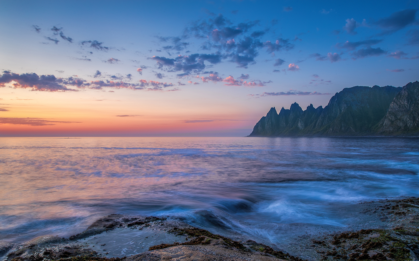 Senja   Sunset   Af   Frank   Olsen