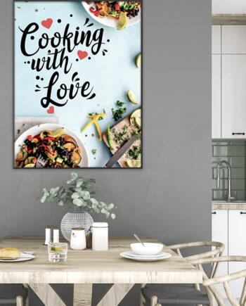 Serie       Cooking   With   Love   Plakat   21   X   29        A4    Kr    199  -