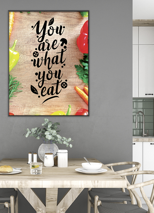 Serie You Are What You Eat - Plakat 21 X 29 A4 Kr 199 -
