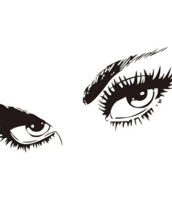Sexy   Eyes   Wallsticker    115x60cm