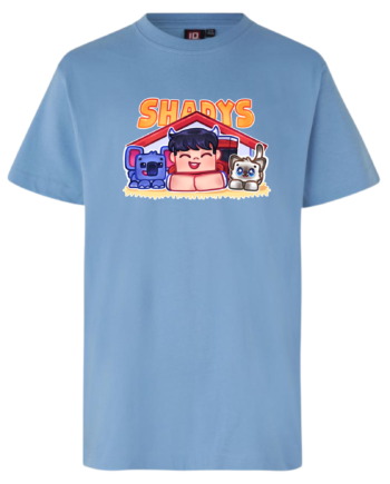 Shadys   Kæledyr   Tee   Lyseblå   T - Shirt   Geekd   Dk