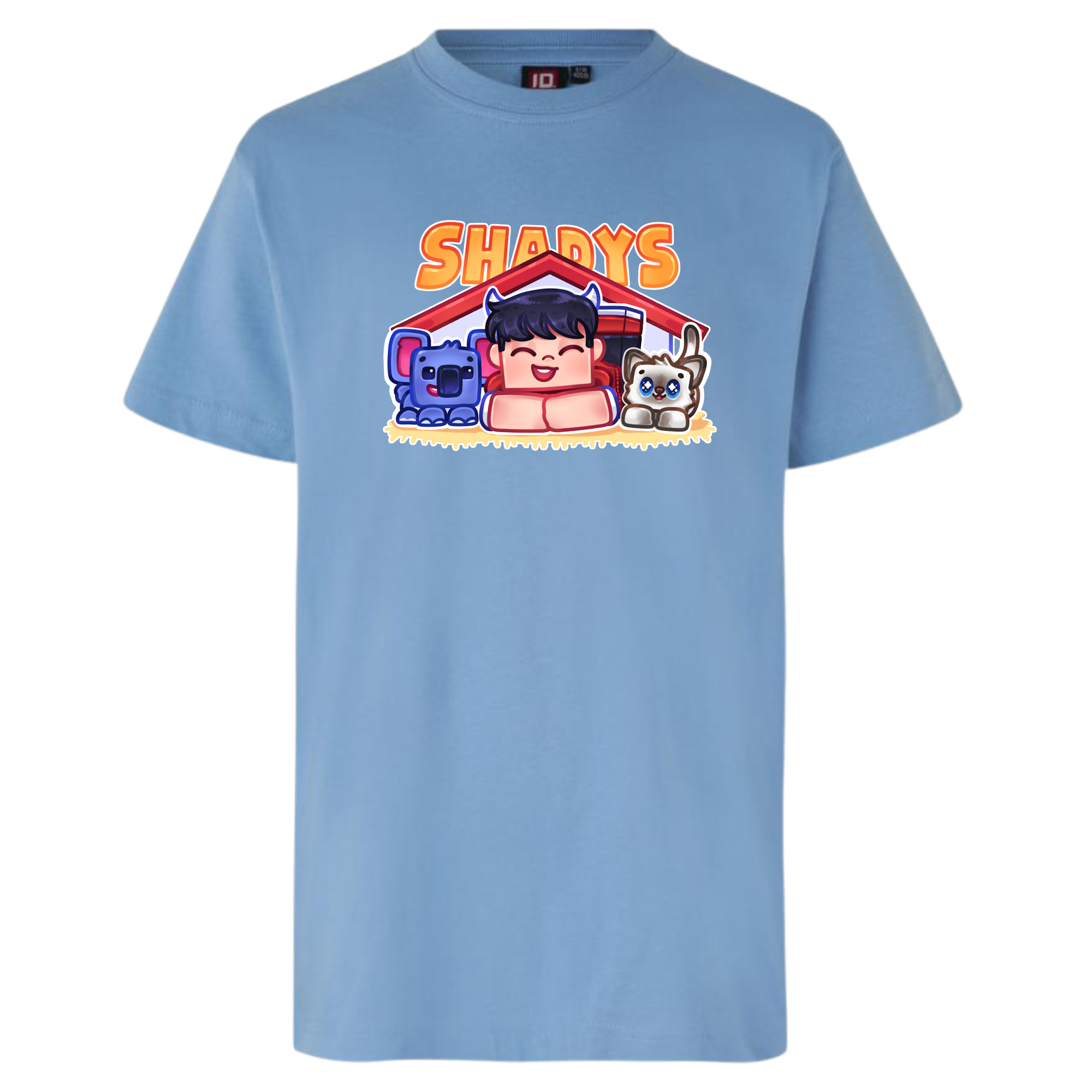 Shadys   Kæledyr   Tee   Lyseblå   T - Shirt   Geekd   Dk