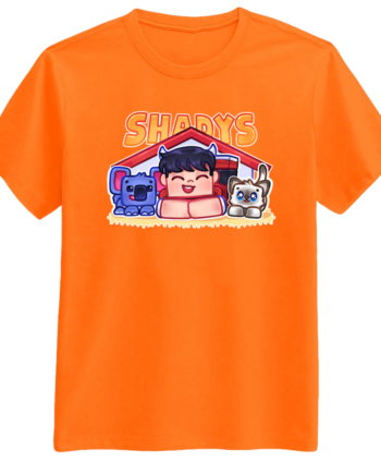 Shadys   Kæledyr   Tee   Orange   T - Shirt   Geekd   Dk