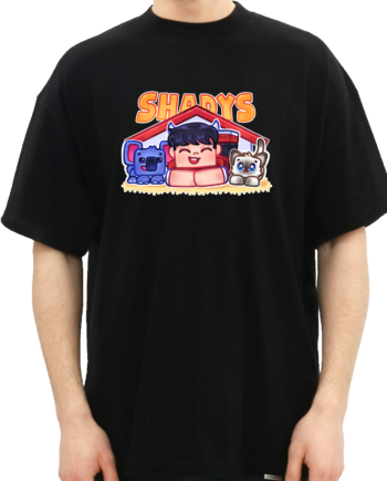 Shadys   Kæledyr   Tee   Sort   T - Shirt   Geekd   Dk